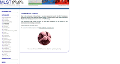 Desktop Screenshot of calbicans.mlst.net